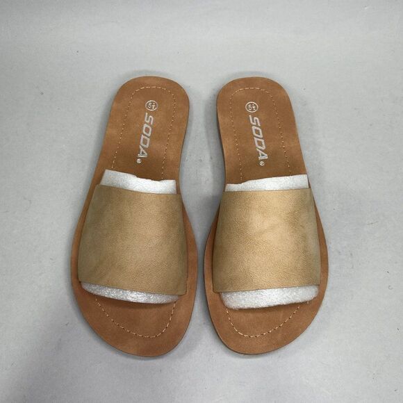 Soda Women's Size 5.5 Flip Flop Slide Sandals - Picture 3 of 8